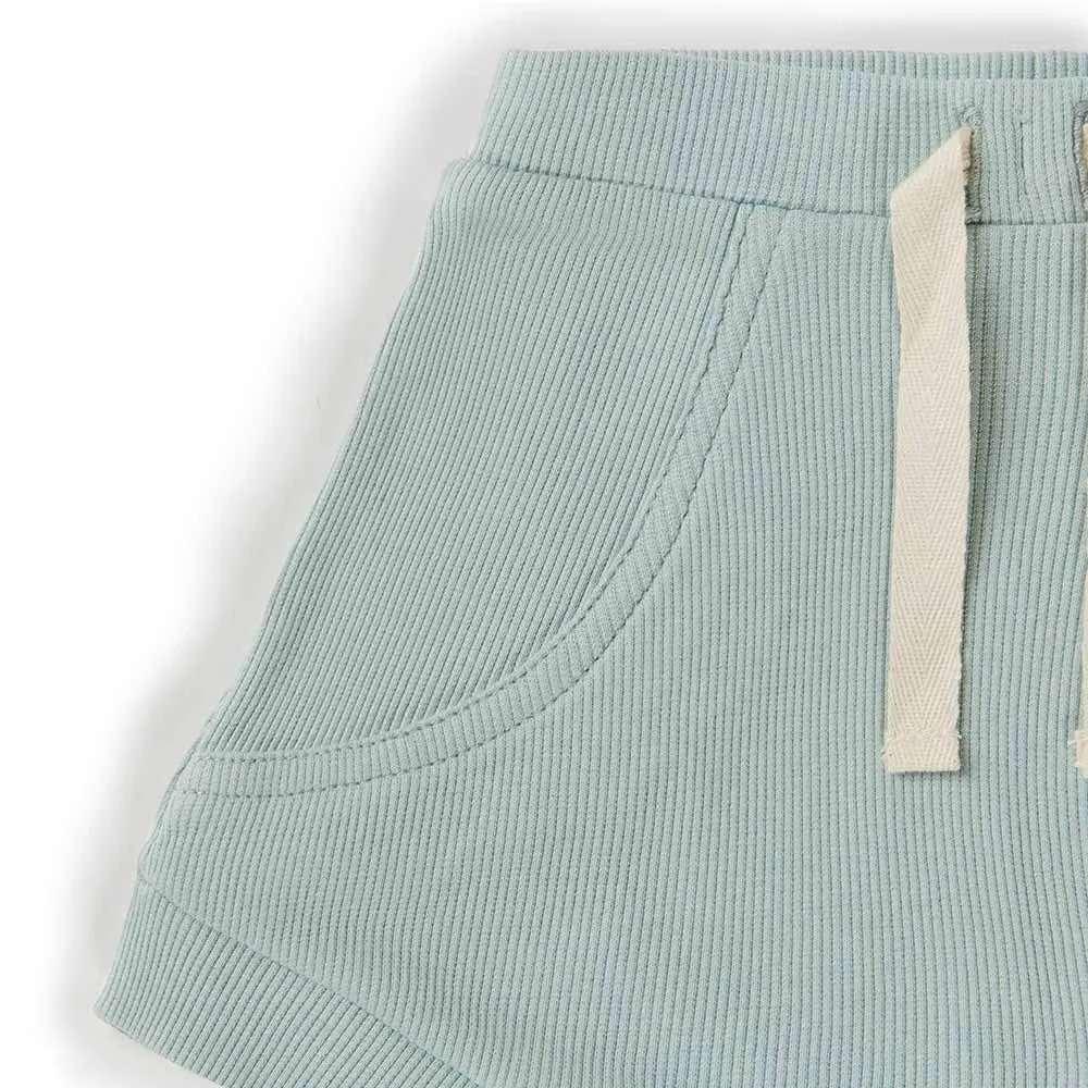 Snuggle Hunny - Sage Organic Shorts