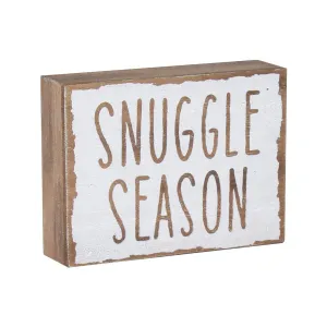 Snuggle Season Block Sign