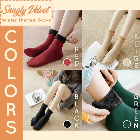 Snugly Velvet Winter Thermal Socks