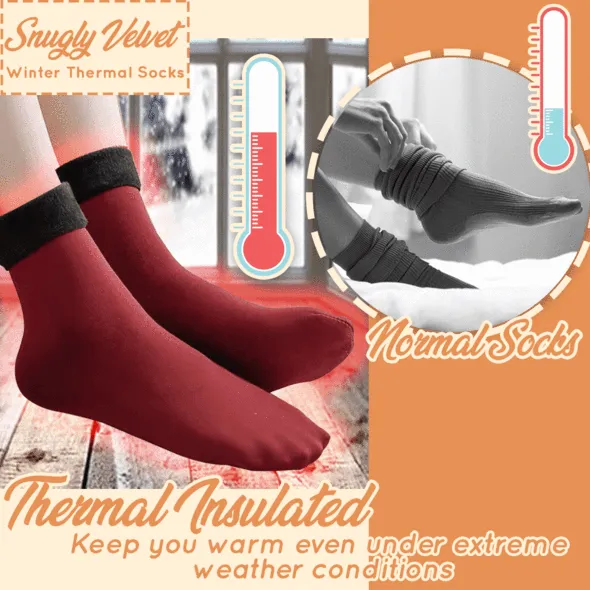 Snugly Velvet Winter Thermal Socks