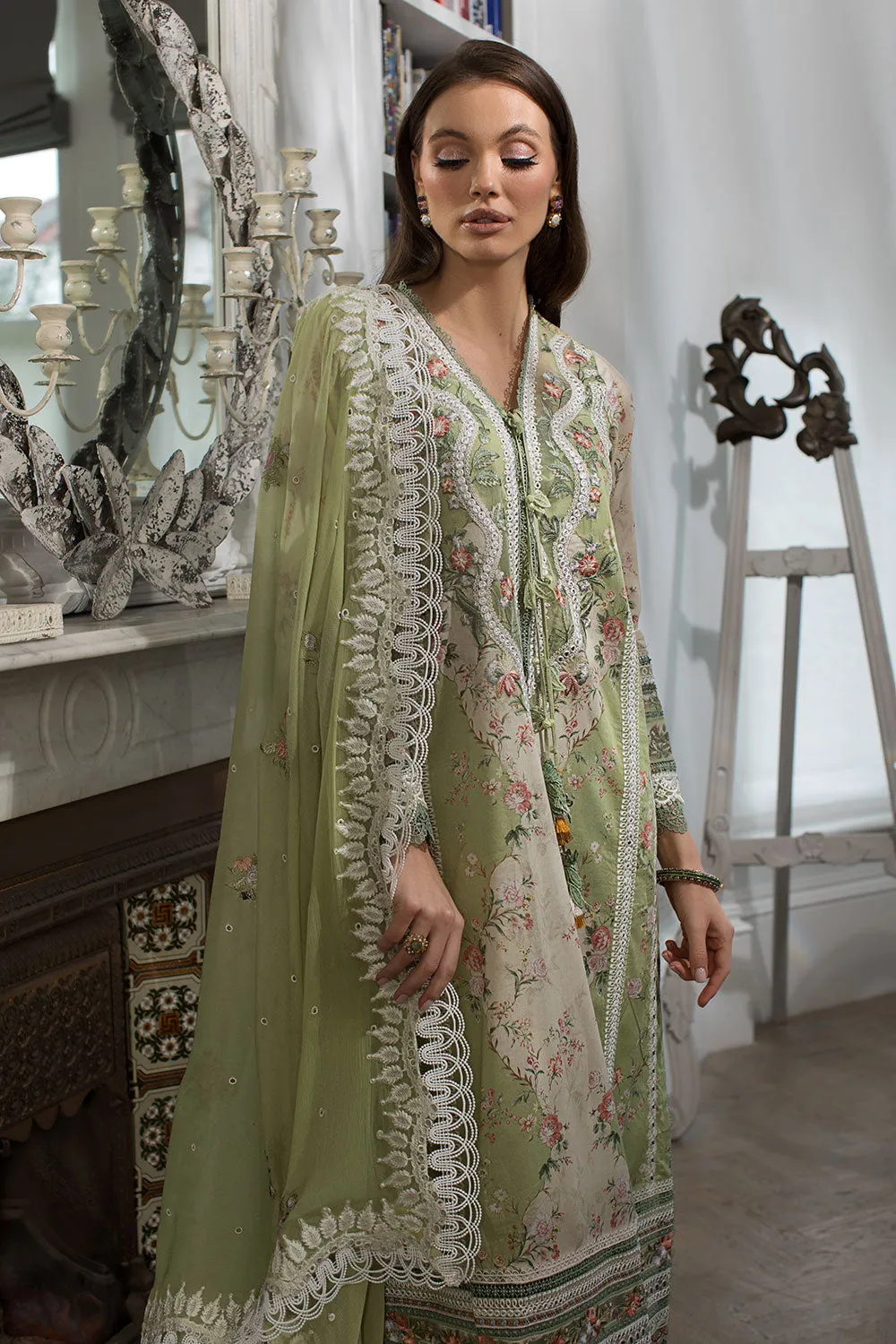 Sobia Nazir Luxury Lawn Collection 2024 – Design 14A