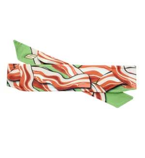 Social Paintball Grit Deluxe Long Tie Headband - Bacon Strips