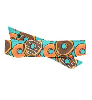 Social Paintball Grit Deluxe Long Tie Headband - Donuts