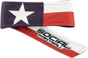 Social Paintball Grit Deluxe Long Tie Headband - Texas State Flag