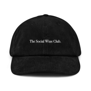 Social Wine Club Corduroy hat