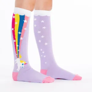 Sock It To Me Kids Knee High Socks - Rainbow Blast (7-10 Years Old)