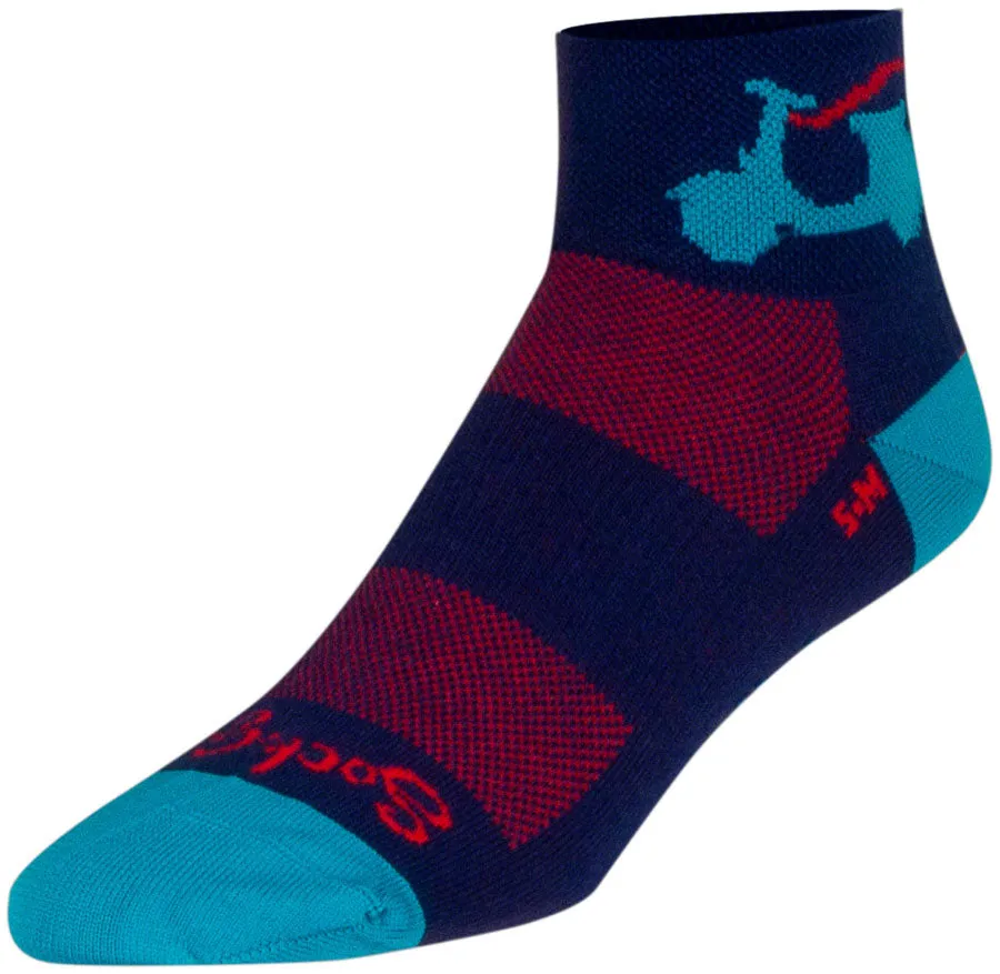 SockGuy Women's Bella Classic 2" Low Cycling Bike Sock