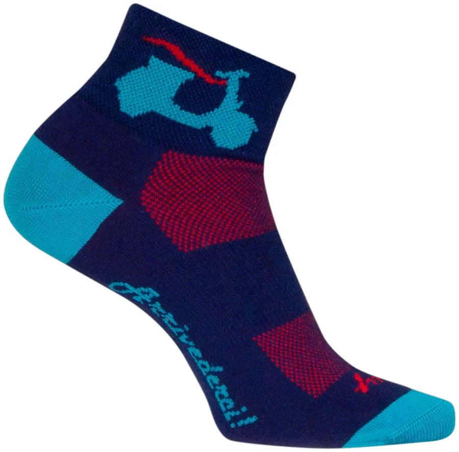 SockGuy Women's Bella Classic 2" Low Cycling Bike Sock