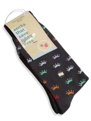 Socks That Save LGBTQ Lives (Colorful Crowns)