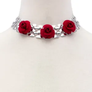 Sodajo Flower Metal Necklace