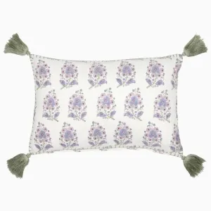 Sofi Lavender Lumbar Pillow by John Robshaw