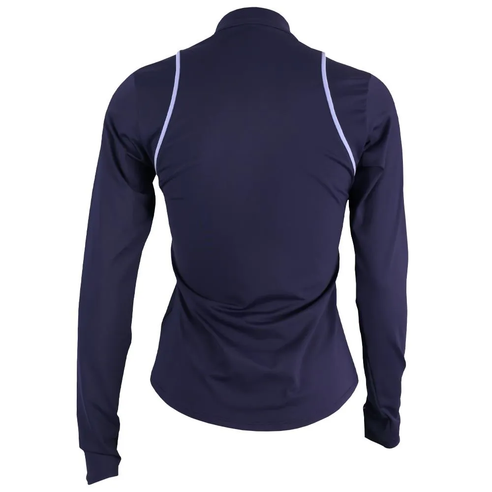 Sofibella Women's Lilac Dream 1/4 Zip Longsleeve - Navy