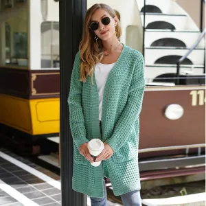 Soft and Cozy Knitted Long Sleeve Cardigan Sweater