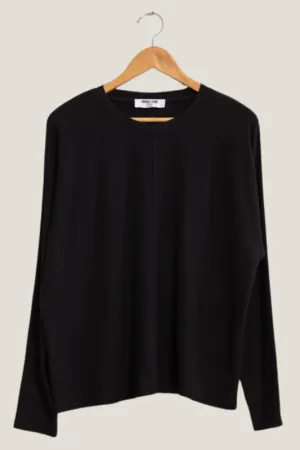 Soft And Cozy Long Sleeve (Black)