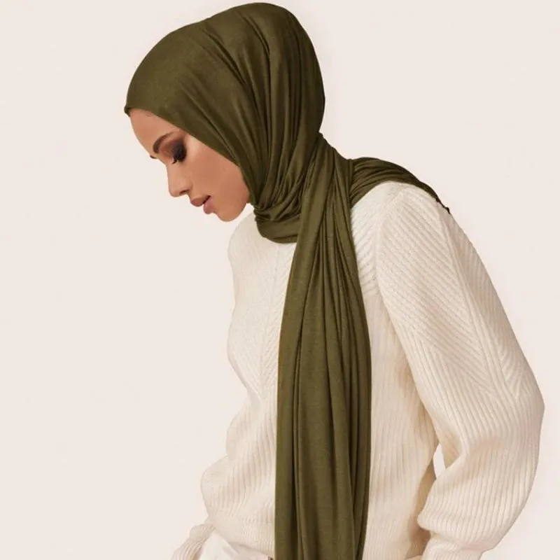 Soft and Plain Color Shawl Wrap Scarves for Women