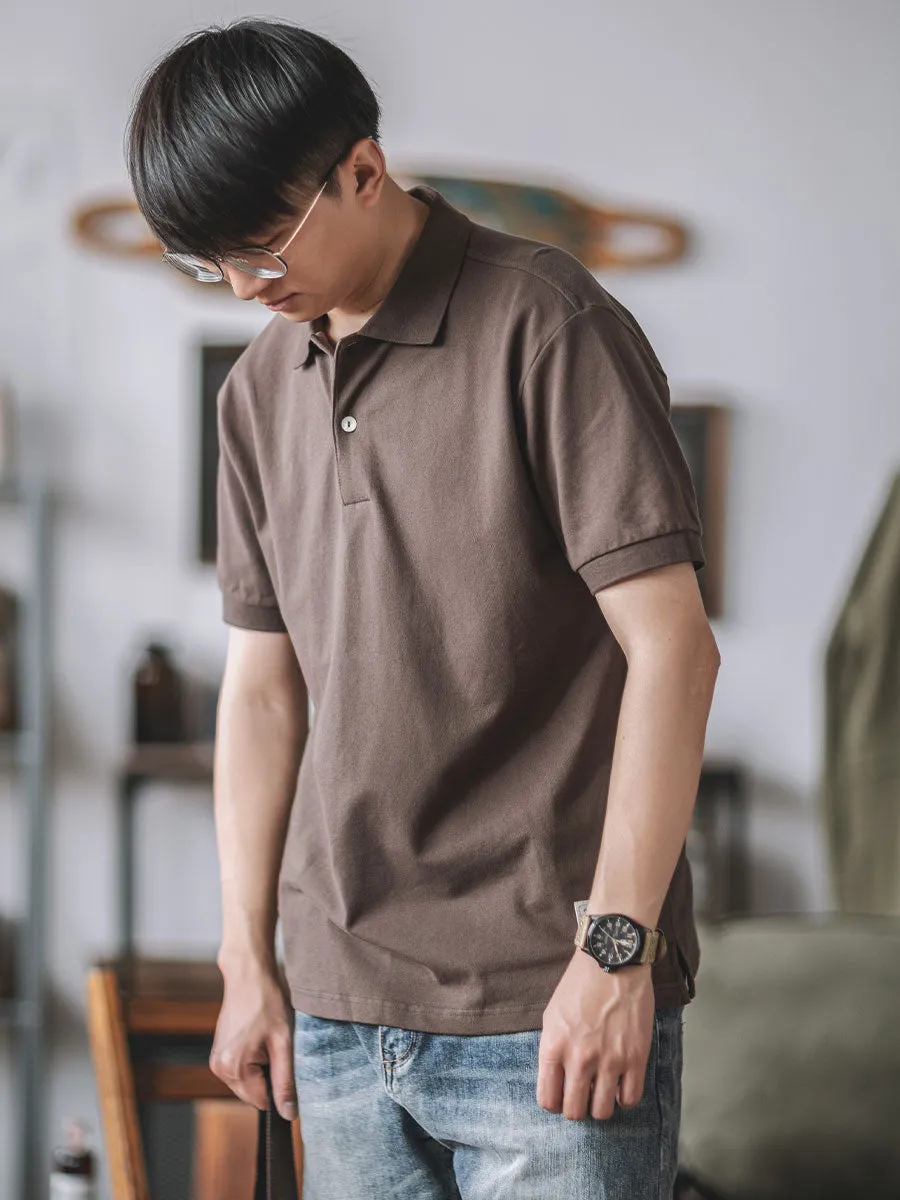 SOFT COTTON POLO SHIRT