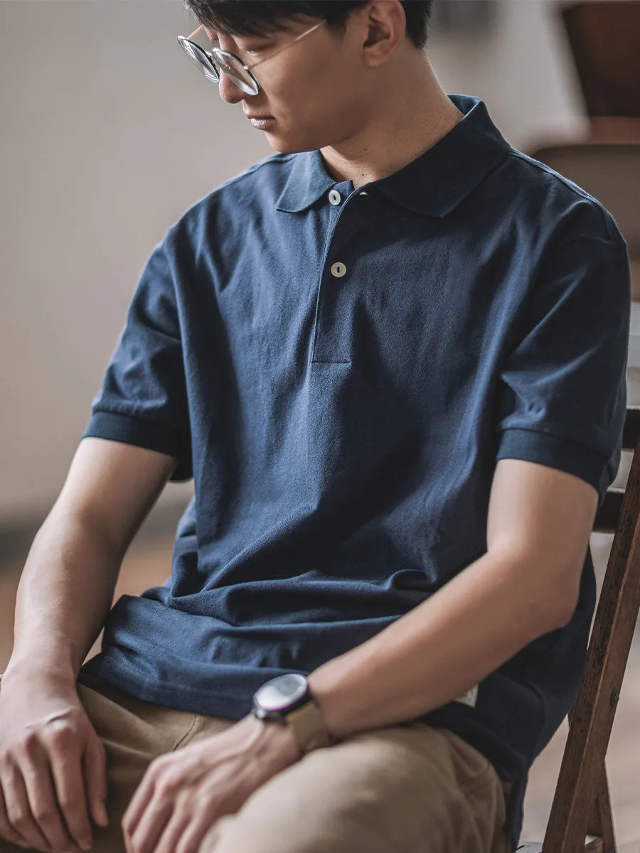 SOFT COTTON POLO SHIRT