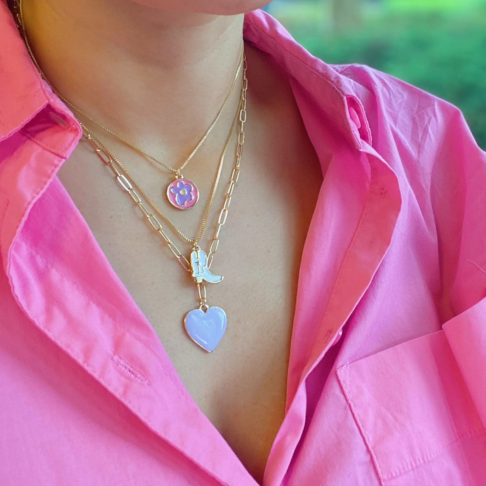 Soft Heart Pendant Necklace