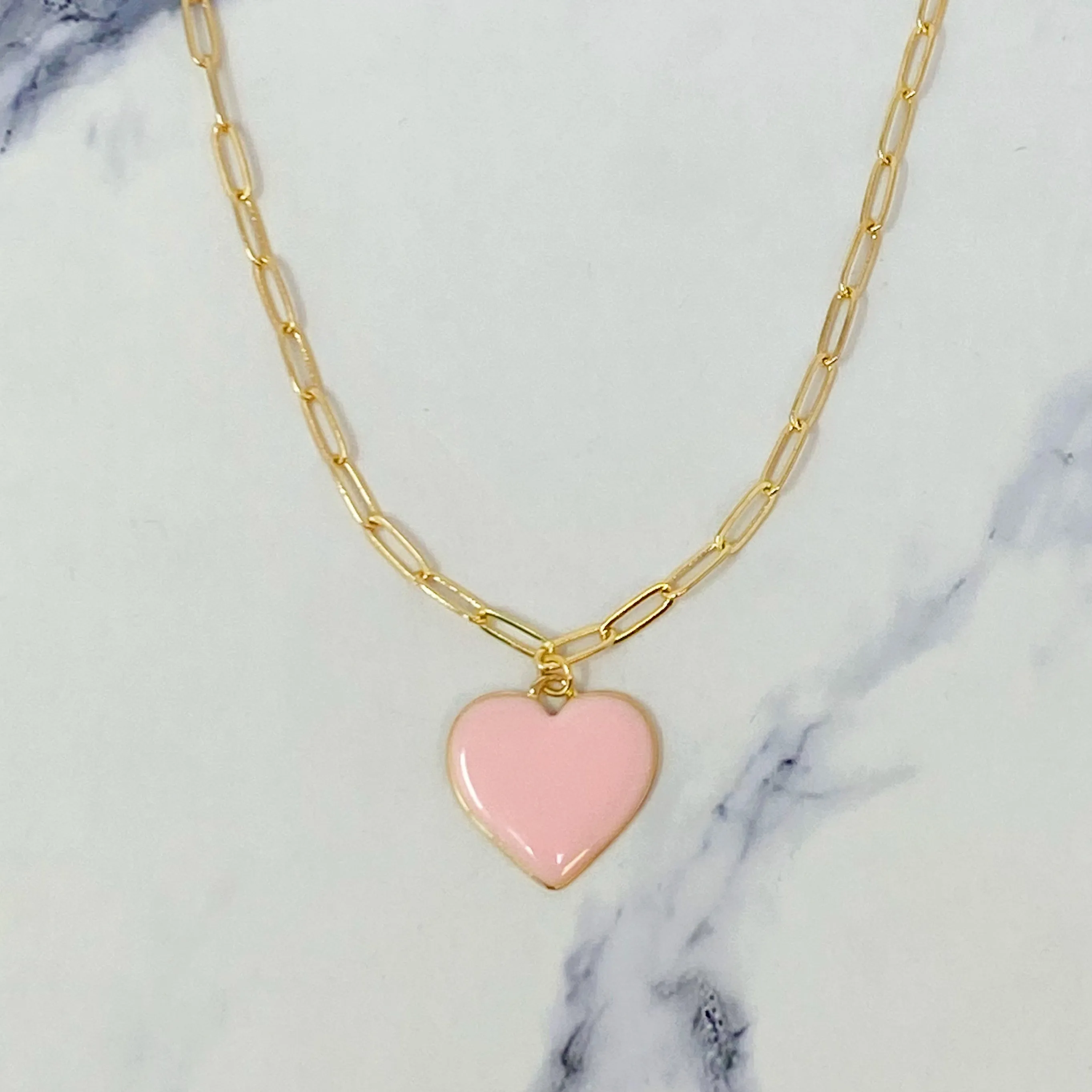 Soft Heart Pendant Necklace