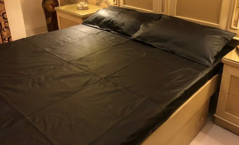 Soft Leather Bed Sheet