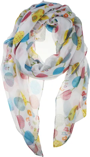 Soft Light Weight Easter Festival Sheer Blanket Scarf