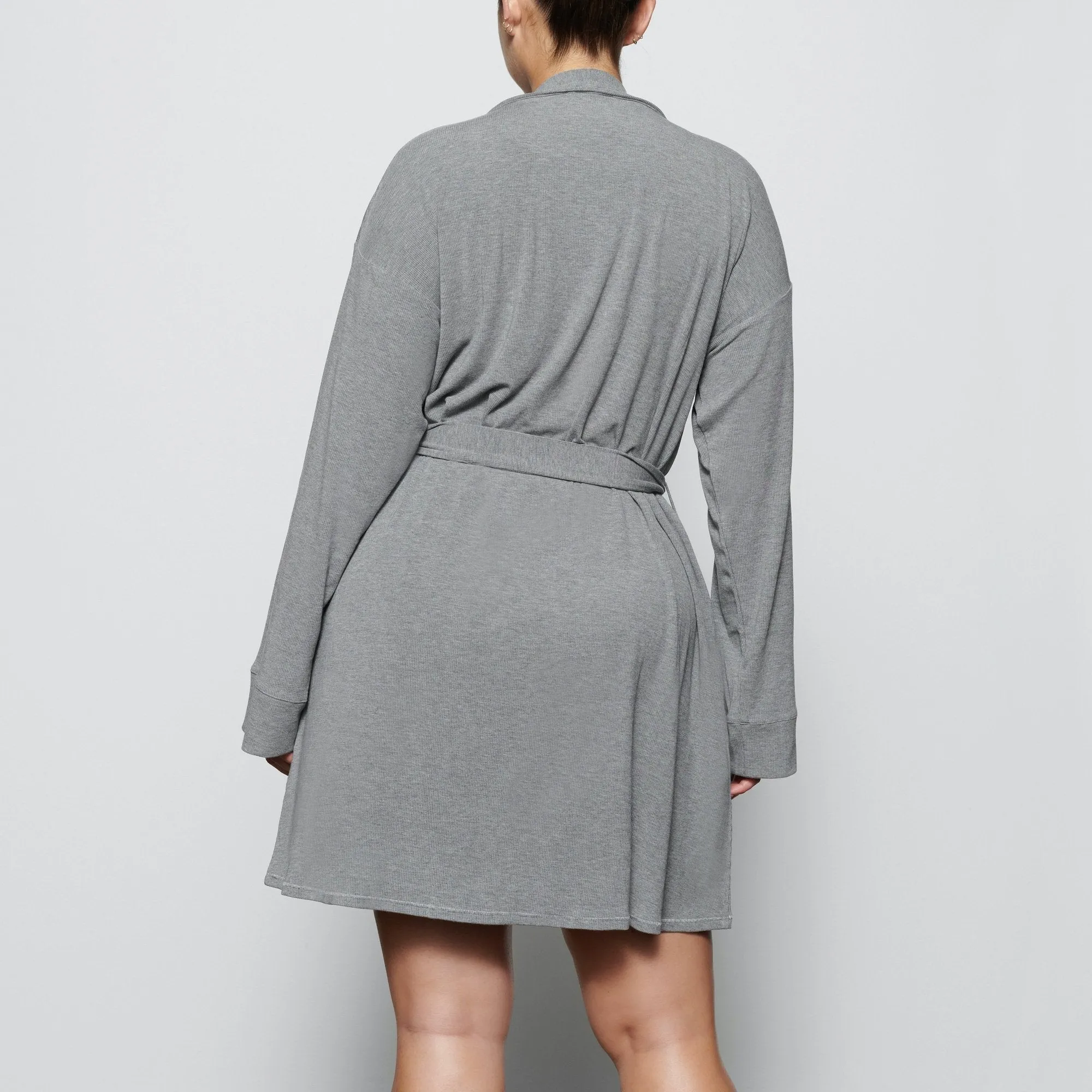 SOFT LOUNGE ROBE | HEATHER GREY