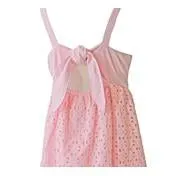 Soft Pink Eyelet Tier Dress