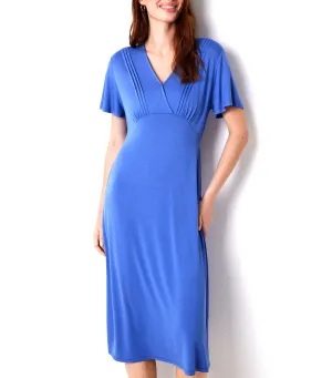 Soft Touch Midi Dress Blue