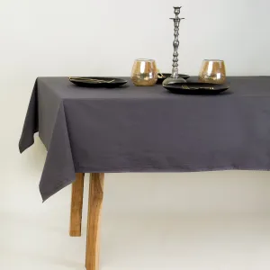 Softest Solid Grey Cotton Table Cloths