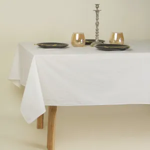 Softest Solid White Cotton Table Cloth