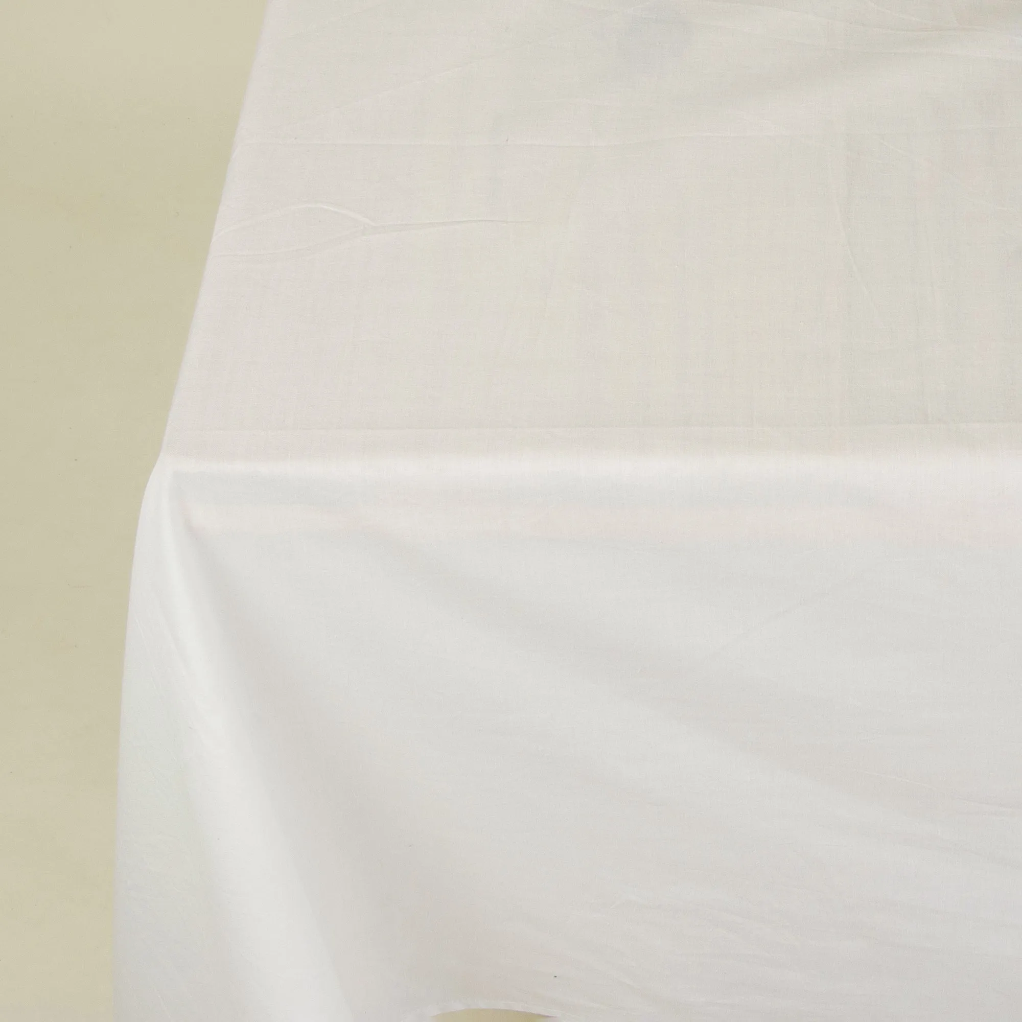 Softest Solid White Cotton Table Cloth