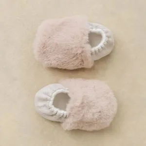 SoftSoul Footware - Faux Fur Slippers - Light Pink