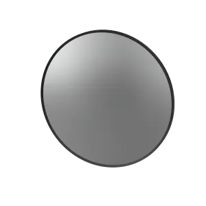 Soji Black 690 Round Framed Mirror