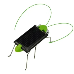 Solar Grasshopper Insect Bug Moving Toy, Lovely funny Mini Solar toy  Insect Teaching Fun Gadget Toy Gift