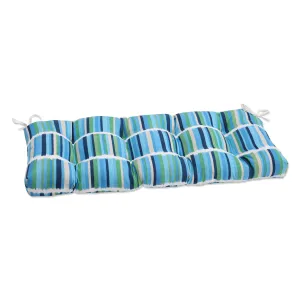 Solar Stripe Azure 48" Blown Bench