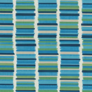 Solar Stripe Azure Fabric