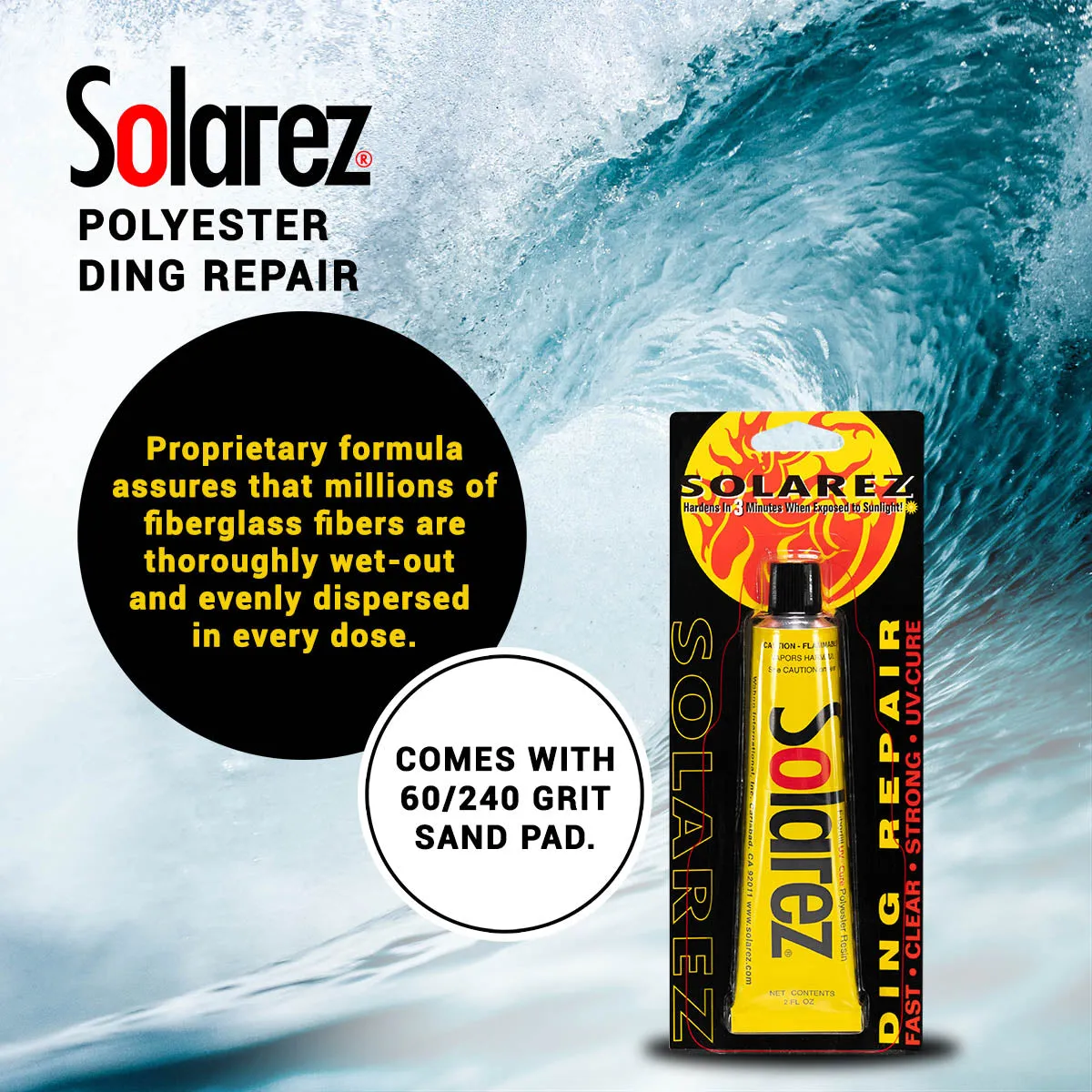 Solarez Polyester Ding Repair