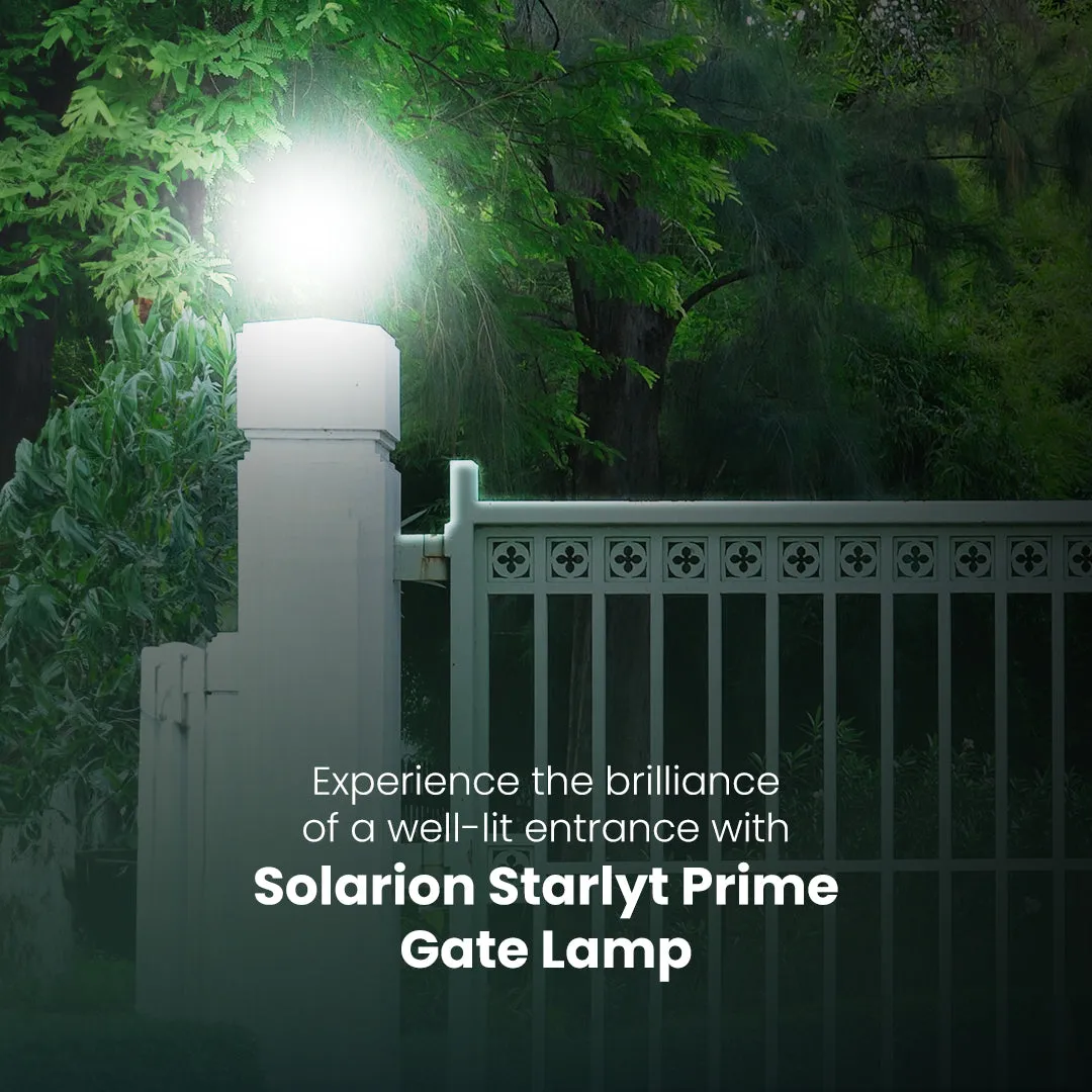 Solarion Starlyt Prime Gate Lamp (Metal with B22 Holder)