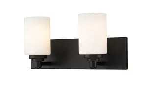 Soledad 2-Light Vanity in Matte Black