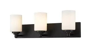 Soledad 3-Light Vanity in Matte Black