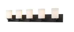 Soledad 5-Light Vanity in Matte Black