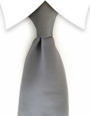 Solid Charcoal Necktie