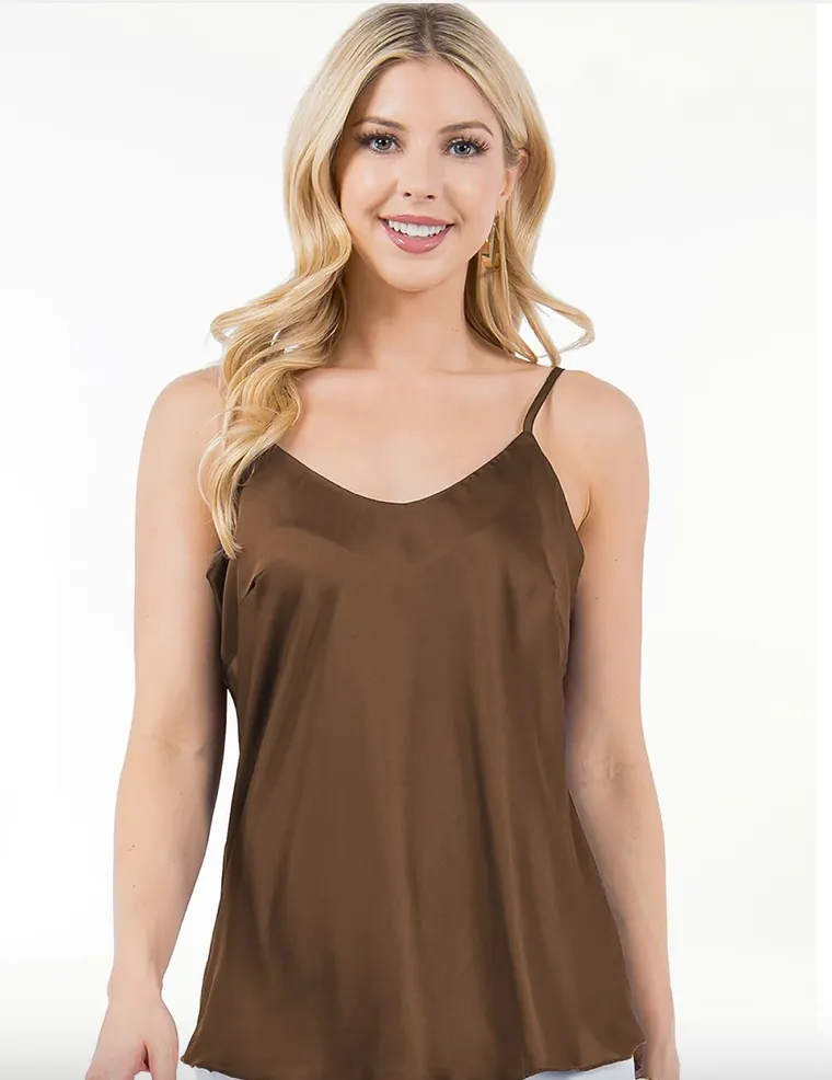 Solid Charmeuse Camisole