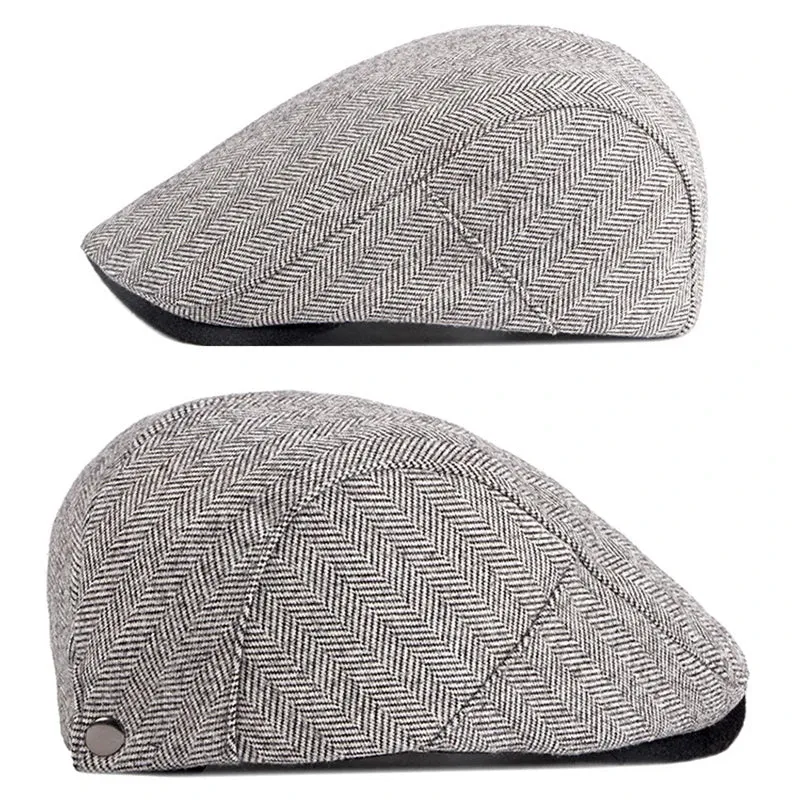 Solid Color Classic Cotton Flat Cap