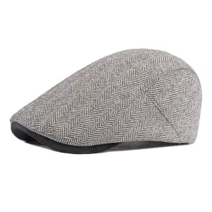 Solid Color Classic Cotton Flat Cap