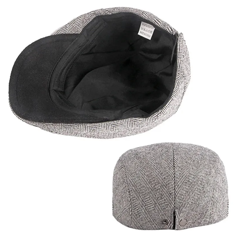 Solid Color Classic Cotton Flat Cap