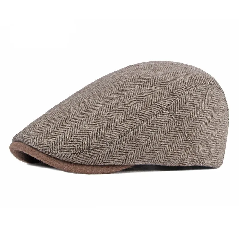 Solid Color Classic Cotton Flat Cap