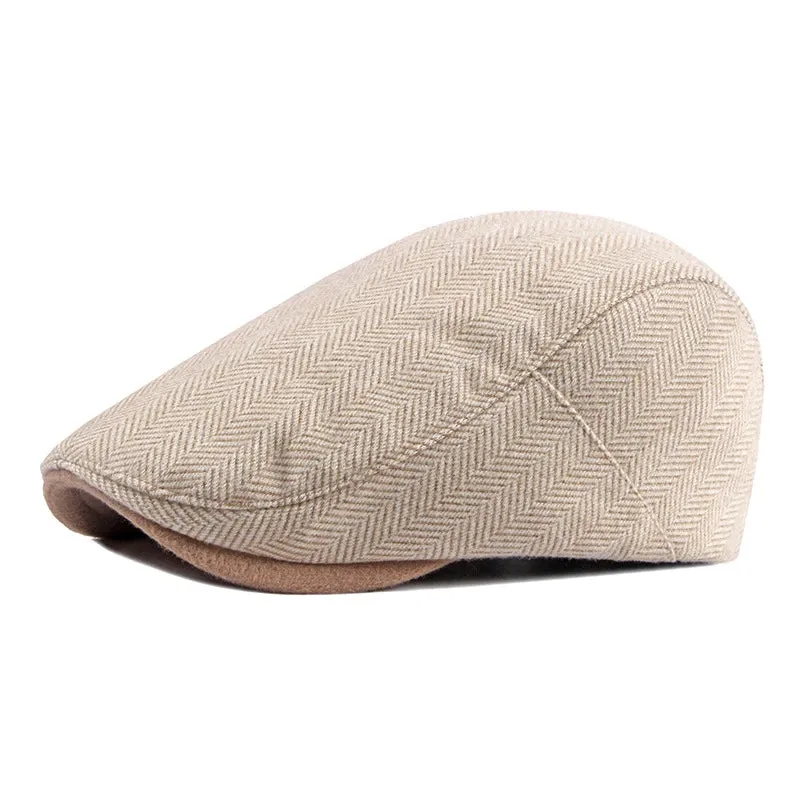 Solid Color Classic Cotton Flat Cap