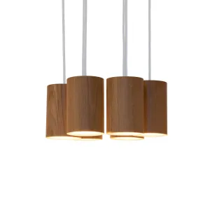 Solid Cylinder Cluster Pendant Light