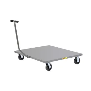 Solid Deck Pallet Dolly w/ T-Handle